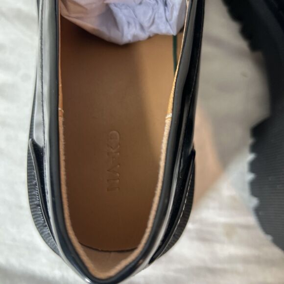 Chunky Retro Loafers Women 5.5 Black - Picture 9 of 12